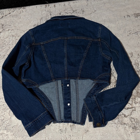 Fashion Nova Denim Mini Skirt and Shirt, Size Women’s Small - Picture 8 of 12